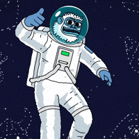 In The Stars Space GIF by Lofi The Yeti