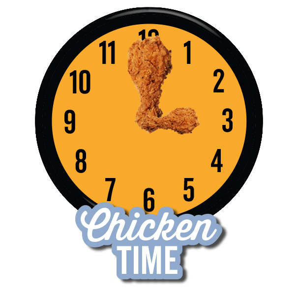 Hungry Fried Chicken Sticker by Cracker Barrel