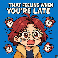 Running Late Stressed Out GIF by Persona