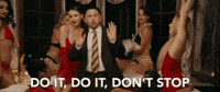 p_lo birthday flirty dive pool party GIF