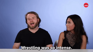 Wrestling Was So Intense
