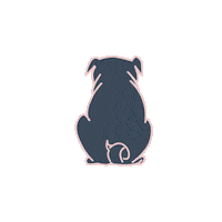 Design Hund Sticker by Katrin de Buhr