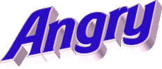 angry text Sticker
