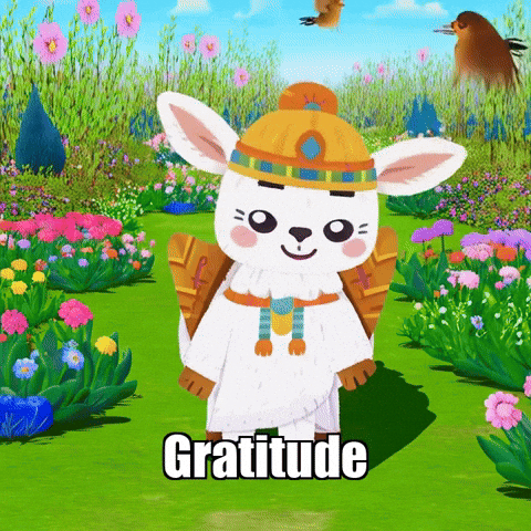 Gratitude Abundance GIF by Llamaozi