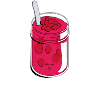 fasalcozinha smile fruit strawberry jelly Sticker