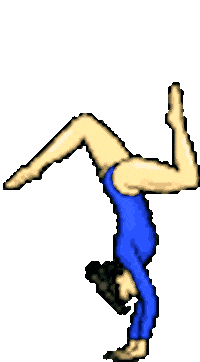 gymnastics STICKER