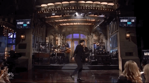 Simu Liu Spinning GIF by Saturday Night Live
