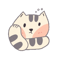 Bored Cat Sticker