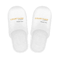 CourtyardPhuketTown travel vacation hotel slippers Sticker