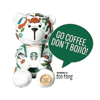 Local Artist Bearista Sticker by Starbucks Malaysia