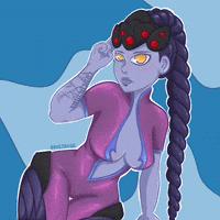 Drawing Overwatch GIF