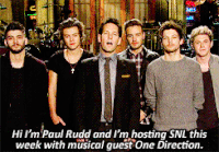 [screaming] one direction GIF by Saturday Night Live