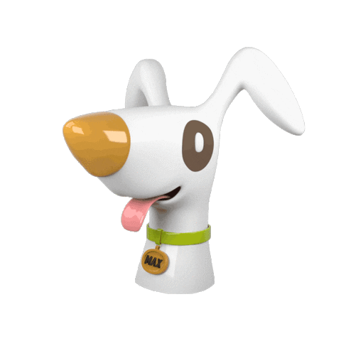 Maxthedog Sticker by Showerwell