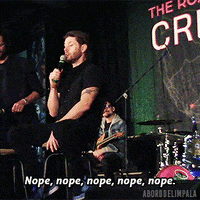 aborddelimpala nope supernatural jensen ackles convention GIF
