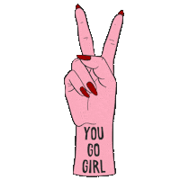 Womens Rights Peace Sticker by House Of Wonderland