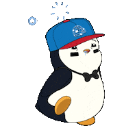 Tired Burnt Out Sticker by Pudgy Penguins