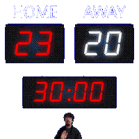 20 Away Sticker