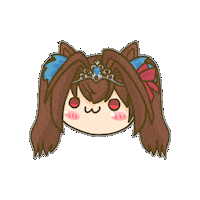 Pretty Derby Uma Musume Sticker by Fluffy the Thunder God 雷神阿毛