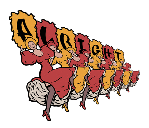 Dancers Dancing Sticker by Supergrass