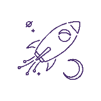 TECCompany space internet fast rocket Sticker