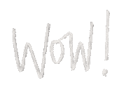 Blanco Wow Sticker by Amiletters