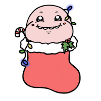 merry christmas lights Sticker by Aminal Stickers