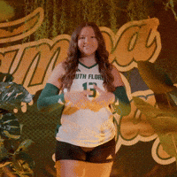 South Florida Volleyball GIF by USF Athletics