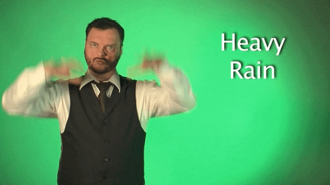 heavy rain asl GIF by Sign with Robert
