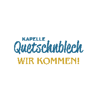 quetschnblech save the date volksmusik termine kapelle Sticker