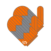 SpireEnergy fire winter orange energy Sticker