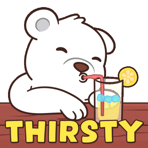 Refreshing Teddy Bear Sticker by BEARISH
