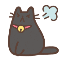 Angry Cat Sticker by MixFlavor 綜合口味