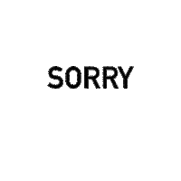 sorry not sorry pennandink Sticker by Penn&Ink N.Y