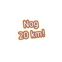 20 km omroepgld Sticker by Omroep Gelderland