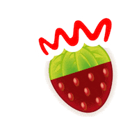 SonrisasDamel strawberry fresa damel sonrisasdamel Sticker