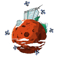 Outer Space Sticker by Pudgy Penguins