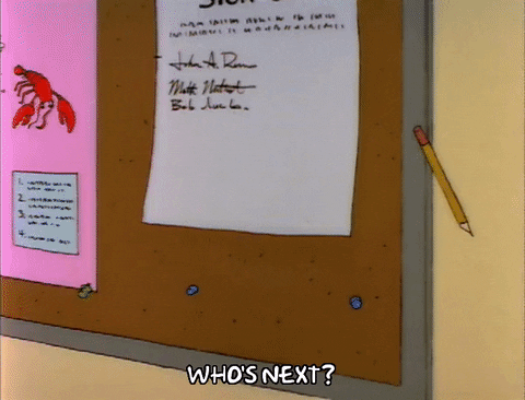 Signing Up Season 3 GIF by The Simpsons