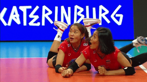 On The Floor Talk GIF by Volleyball World
