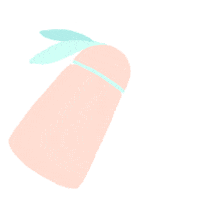 okidoki_indo ok rabbit oops spill Sticker