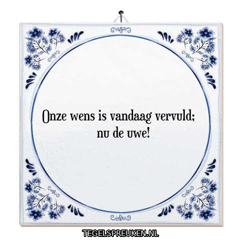 Geluk Trots Sticker by Tegelspreuken.nl