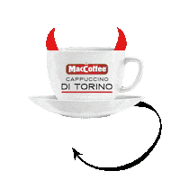 Cafe Devil Sticker by MacCoffee