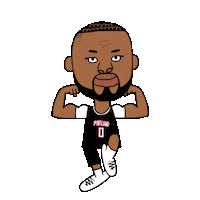 Portland Trail Blazers Knockout Sticker
