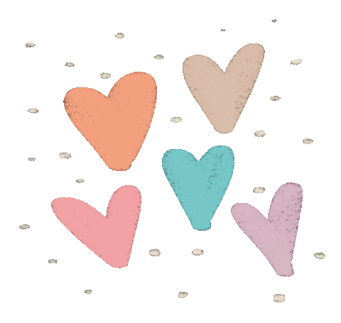 jaaiddeenn happy heart hearts colorful Sticker