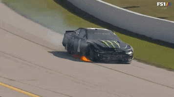 On Fire Sport GIF by NASCAR