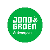 JongGroenAntwerpen groen antwerpen jga jong groen Sticker