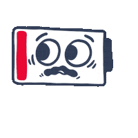Sad Phone Sticker by Blake Jones