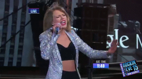 taylor swift GIF by New Year's Rockin' Eve