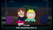 sad butters stotch GIF by South Park 