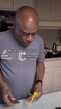 'Spice Fanatic' Dad Completes TikTok's 'One Chip Challenge' With Stoic Aplomb