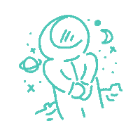 Space Stars Sticker